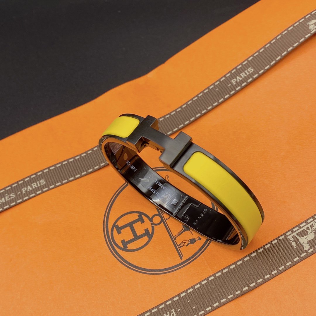 [Mystic Crown]CLIC HM SO BLACK YELLOW BRACELET