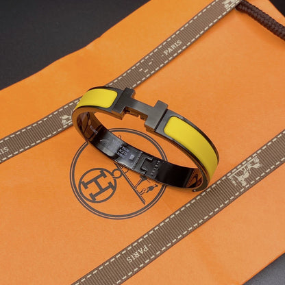 [Mystic Crown]CLIC HM SO BLACK YELLOW BRACELET