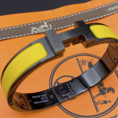 [Mystic Crown]CLIC HM SO BLACK YELLOW BRACELET