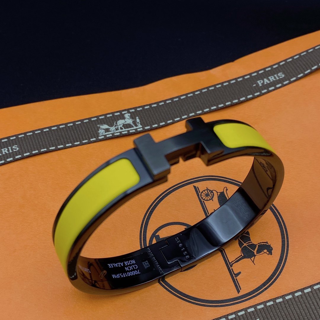 [Mystic Crown]CLIC HM SO BLACK YELLOW BRACELET