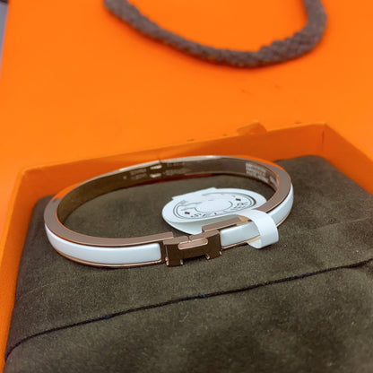 [Mystic Crown]CLASSIC HM CLIC WHITE 8MM ENAMEL BRACELET