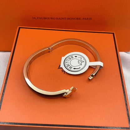 [Mystic Crown]CLASSIC HM CLIC BLACK 8MM ENAMEL BRACELET