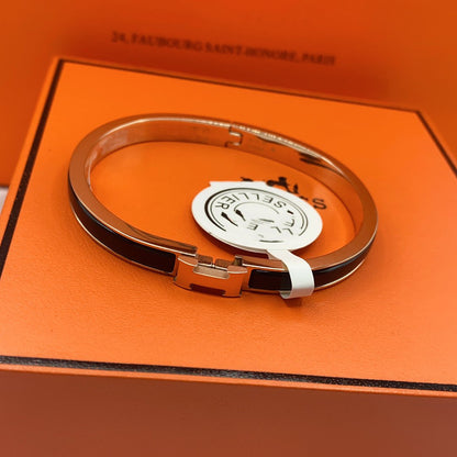 [Mystic Crown]CLASSIC HM CLIC BLACK 8MM ENAMEL BRACELET