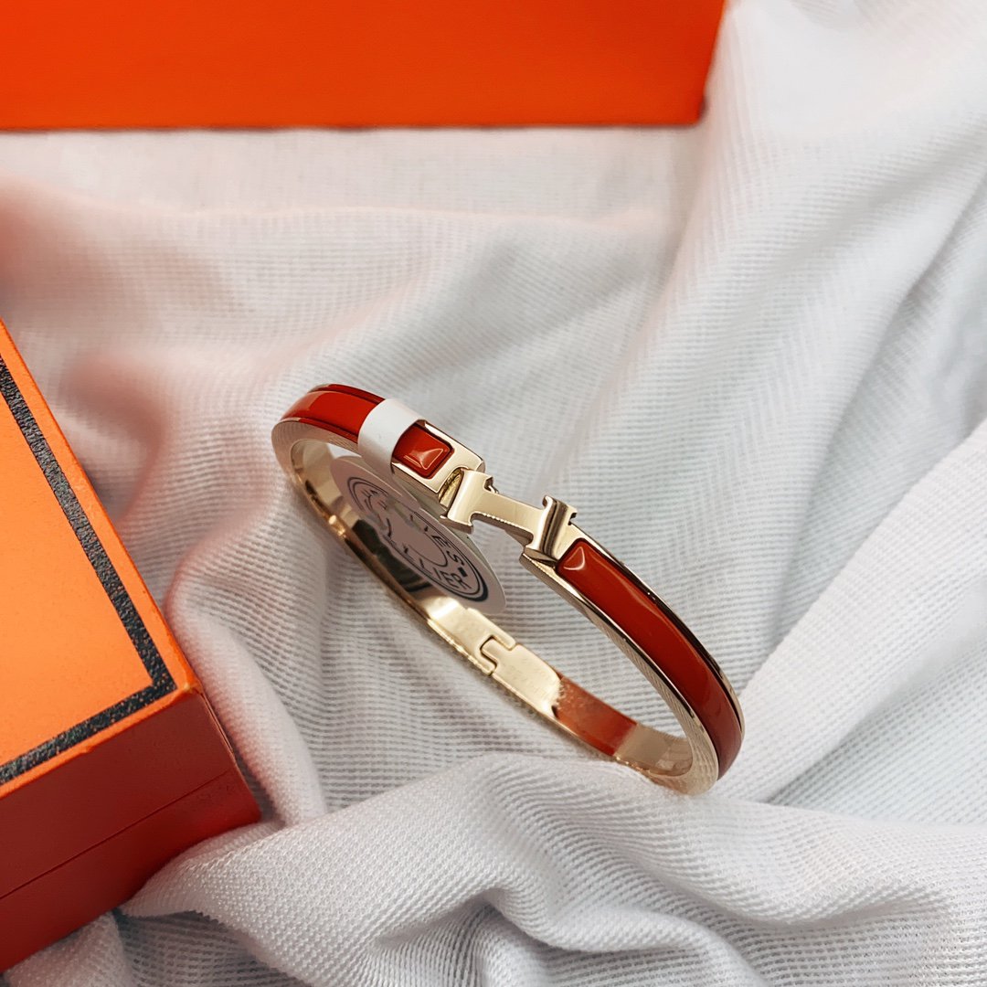 [Mystic Crown]CLASSIC HM CLIC RED 8MM ENAMEL BRACELET
