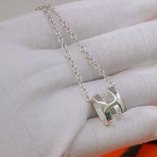 [Mystic Crown]HM NECKLACE H LETTER OVAL SERIES