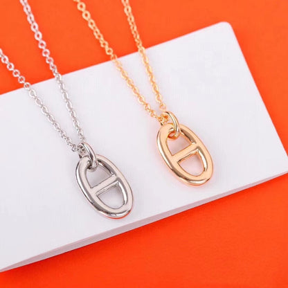 [Mystic Crown]HM PIG NOSE NECKLACE