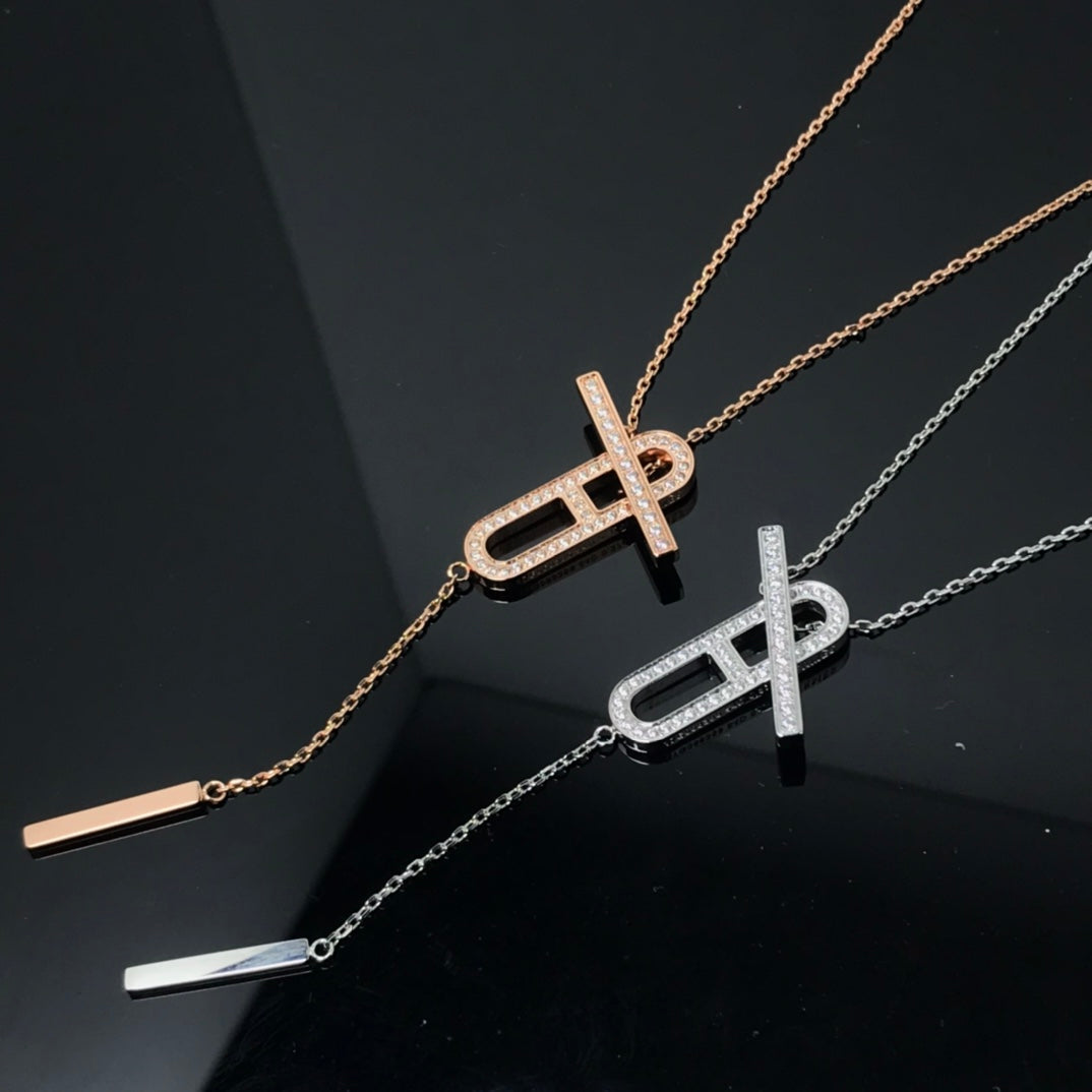 [Mystic Crown]HM NECKLACE PLATINUM ROSE GOLD DIAMOND