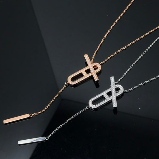 [Mystic Crown]HM NECKLACE PLATINUM ROSE GOLD DIAMOND