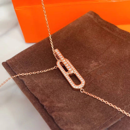[Mystic Crown]HM NECKLACE PLATINUM ROSE GOLD DIAMOND