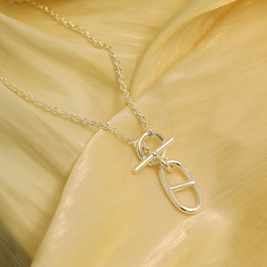 [Mystic Crown]HM CHAINE D'ANCRE PENDANT NECKLACE STERLING SILVER