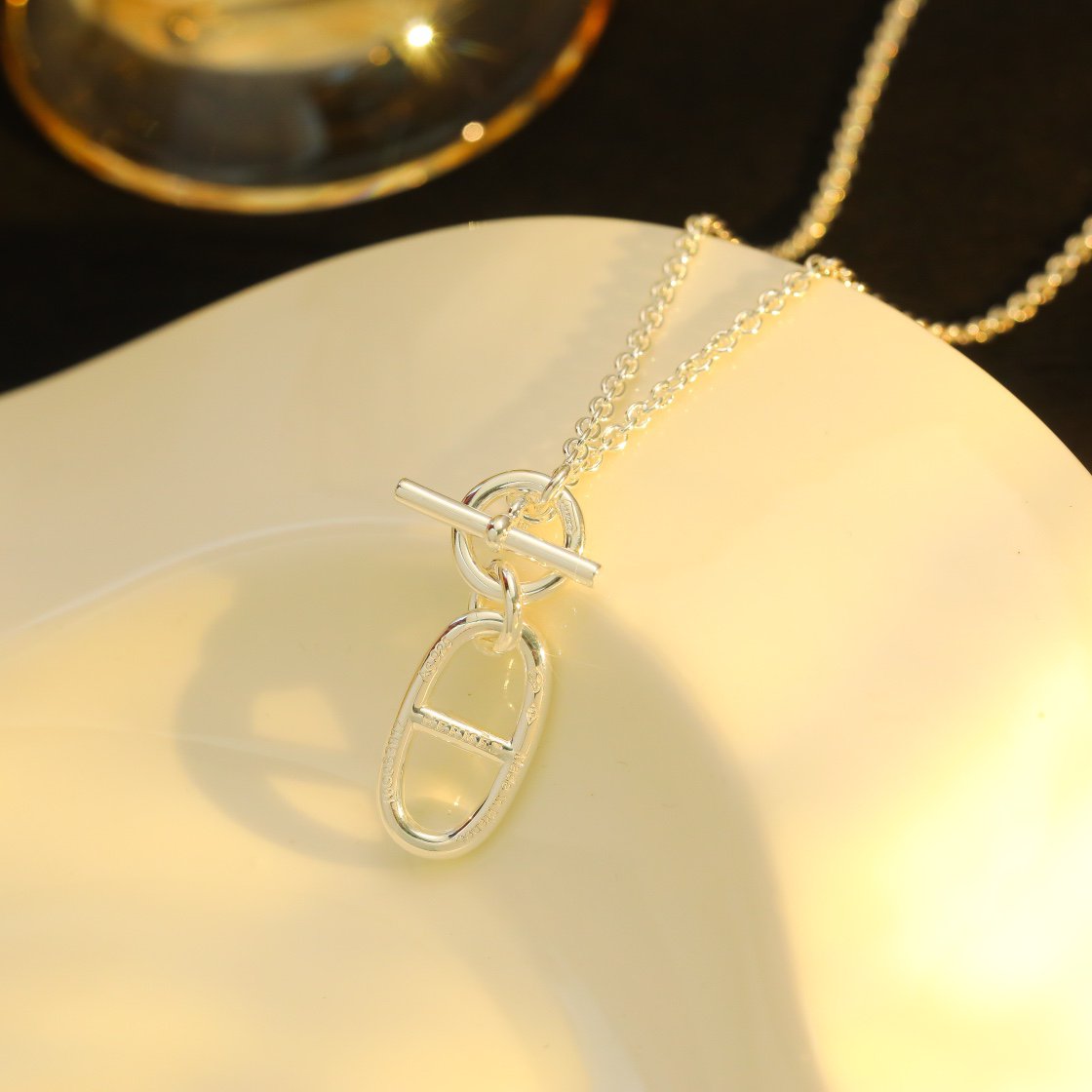[Mystic Crown]HM CHAINE D'ANCRE PENDANT NECKLACE STERLING SILVER