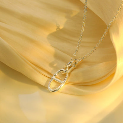 [Mystic Crown]HM CHAINE D'ANCRE PENDANT NECKLACE STERLING SILVER