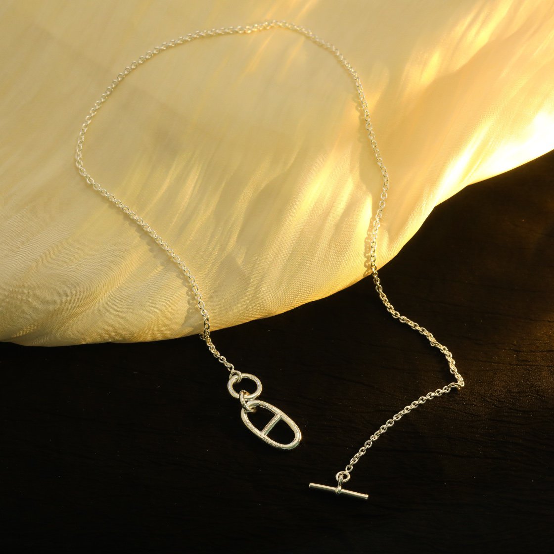 [Mystic Crown]HM CHAINE D'ANCRE PENDANT NECKLACE STERLING SILVER