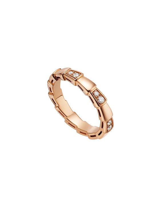 [Mystic Crown]SERPENTI RING PINK GOLD  3MM