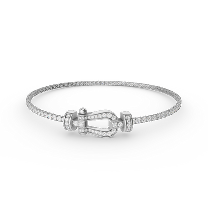 [Mystic Crown]FORCE  HORSESHOE  DIAMOND TENNIS BRACELET