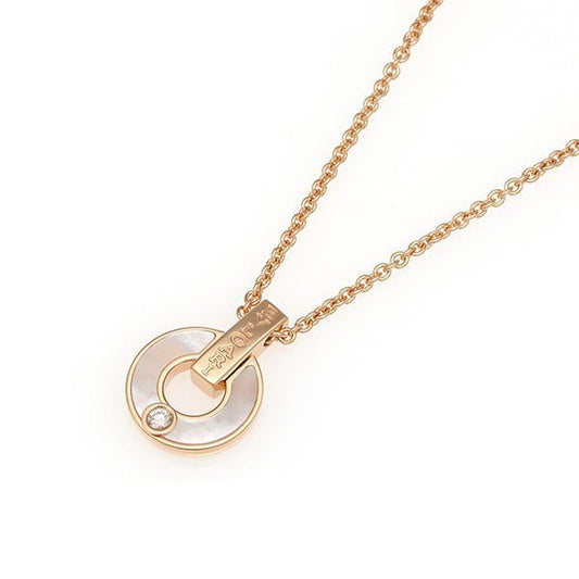 [Mystic Crown]GARI NECKLACE PINK GOLD MOP