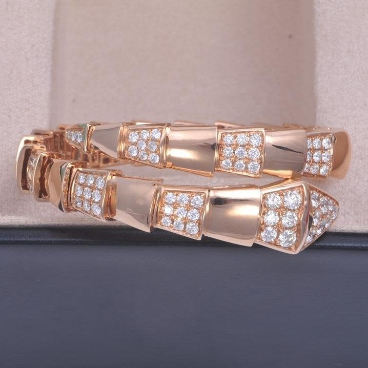 [Mystic Crown]SERPENTI BRACELET PINK GOLD DIAMOND