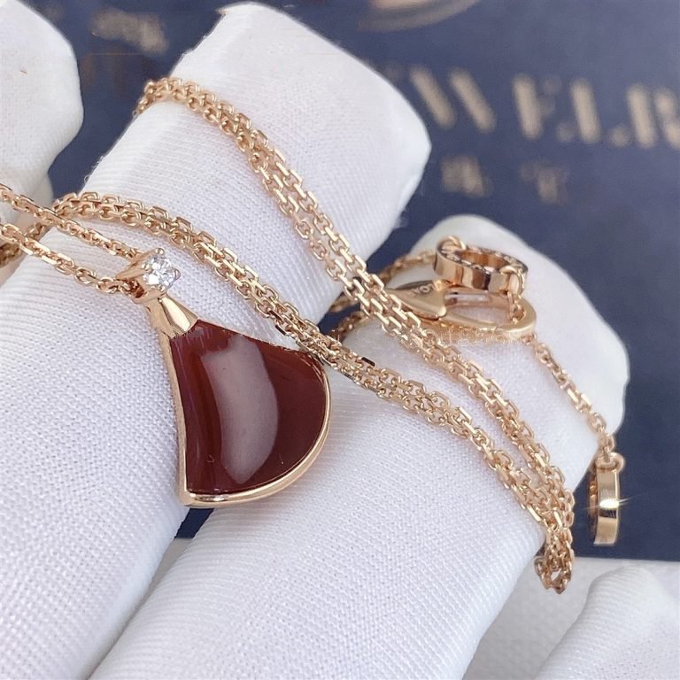 [Mystic Crown]DREAM NECKLACE CARNELIAN 1 DIAMOND