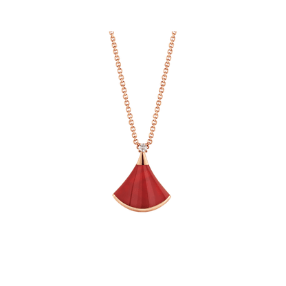 [Mystic Crown]DREAM NECKLACE CARNELIAN 1 DIAMOND