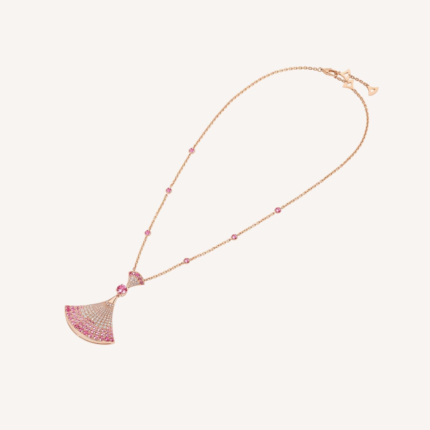 [Mystic Crown]DREAM NECKLACK DIAMOND PINK GOLD