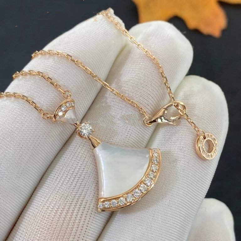 [Mystic Crown]DREAM NECKLACE MOP PINK GOLD DIAMOND
