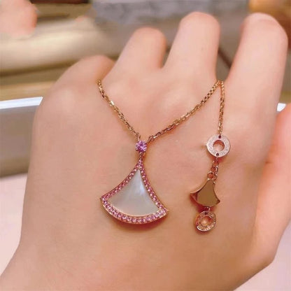 [Mystic Crown]DREAM NECKLACE MOP DIAMOND PINK