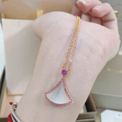 [Mystic Crown]DREAM NECKLACE MOP DIAMOND PINK