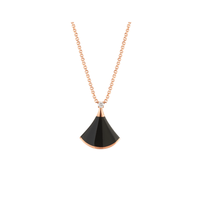 [Mystic Crown]DREAM NECKLACE ONYX 1 DIAMOND