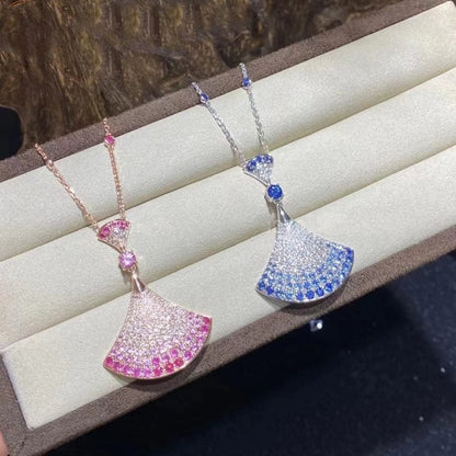 [Mystic Crown]DREAM NECKLACK DIAMOND PINK GOLD