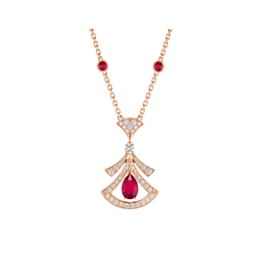 [Mystic Crown]DREAM NECKLACE CARNELIAN DIAMOND PINK GOLD