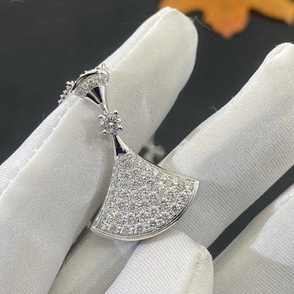 [Mystic Crown]DREAM NECKLACE SILVER FULL DIAMOND