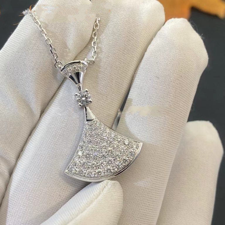 [Mystic Crown]DREAM NECKLACE SILVER FULL DIAMOND