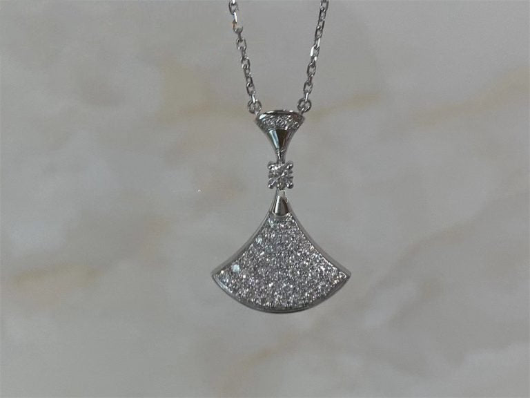 [Mystic Crown]DREAM NECKLACE SILVER FULL DIAMOND