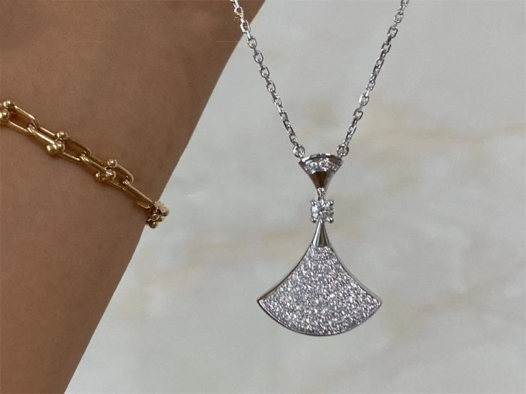 [Mystic Crown]DREAM NECKLACE SILVER FULL DIAMOND