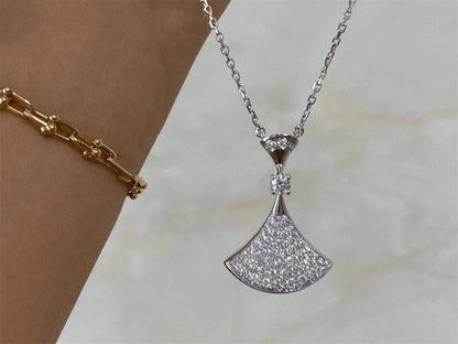 [Mystic Crown]DREAM NECKLACE SILVER FULL DIAMOND