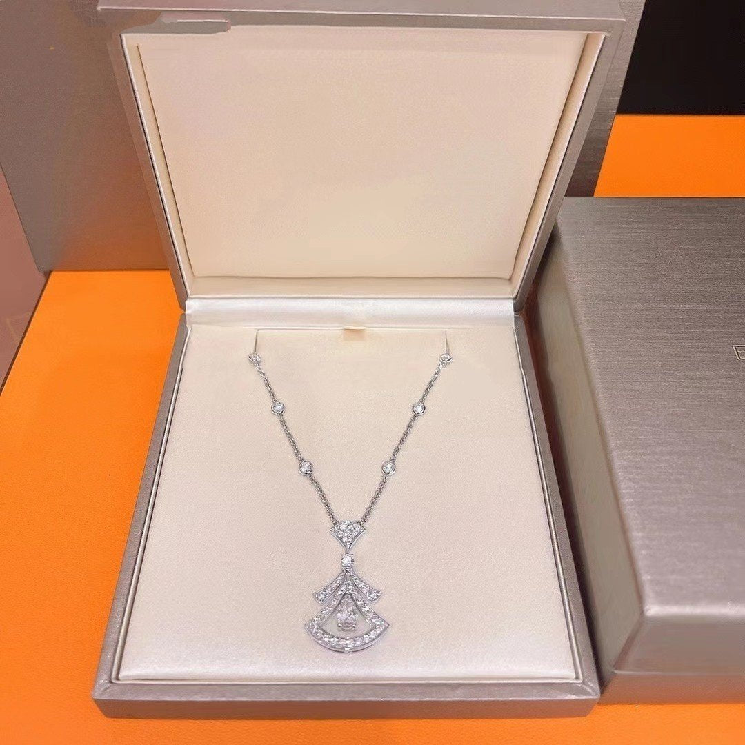 [Mystic Crown]DREAM NECKLACE WHITE DIAMOND SILVER