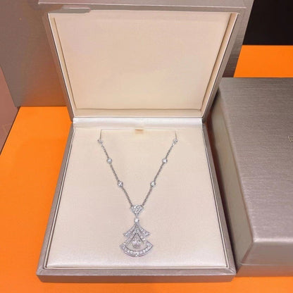 [Mystic Crown]DREAM NECKLACE WHITE DIAMOND SILVER