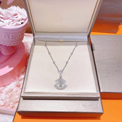 [Mystic Crown]DREAM NECKLACE WHITE DIAMOND SILVER