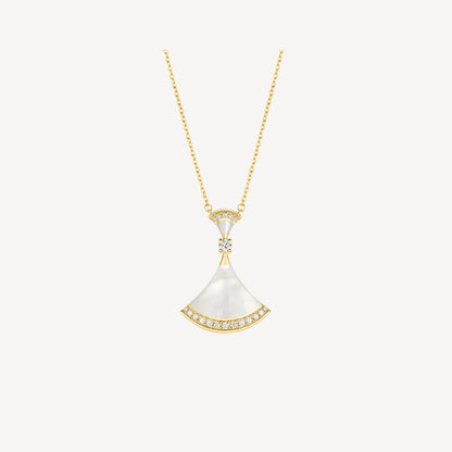 [Mystic Crown]DREAM NECKLACE MOP GOLD DIAMOND
