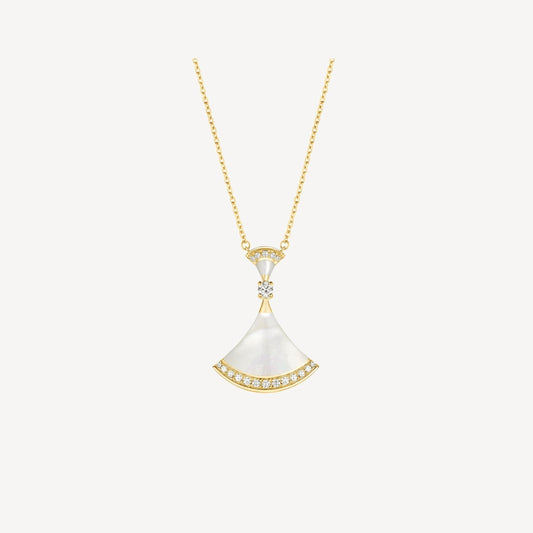 [Mystic Crown]DREAM NECKLACE MOP GOLD DIAMOND
