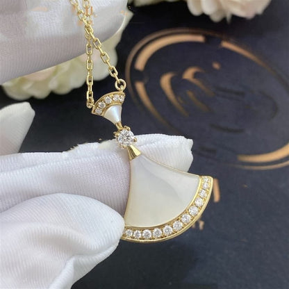 [Mystic Crown]DREAM NECKLACE MOP GOLD DIAMOND