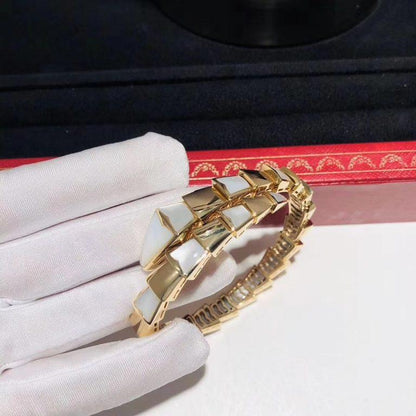 [Mystic Crown]SERPENTI BRACELET MOP GOLD