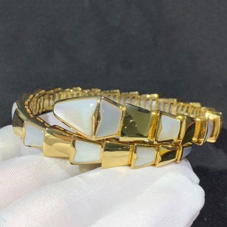 [Mystic Crown]SERPENTI BRACELET MOP GOLD