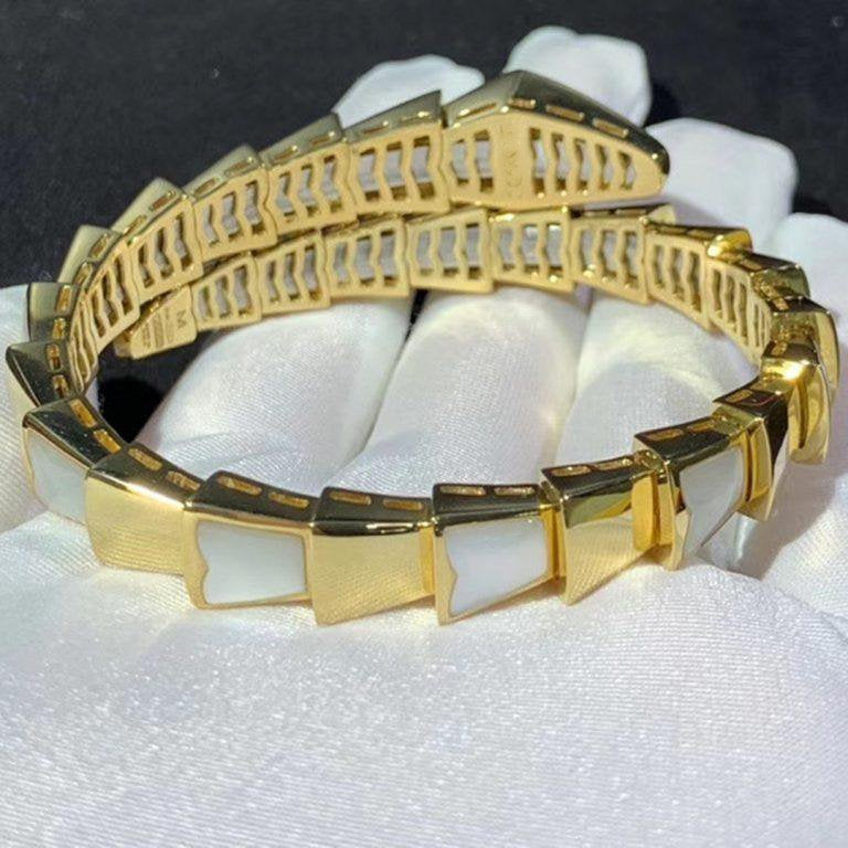 [Mystic Crown]SERPENTI BRACELET MOP GOLD
