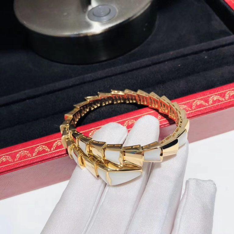 [Mystic Crown]SERPENTI BRACELET MOP GOLD