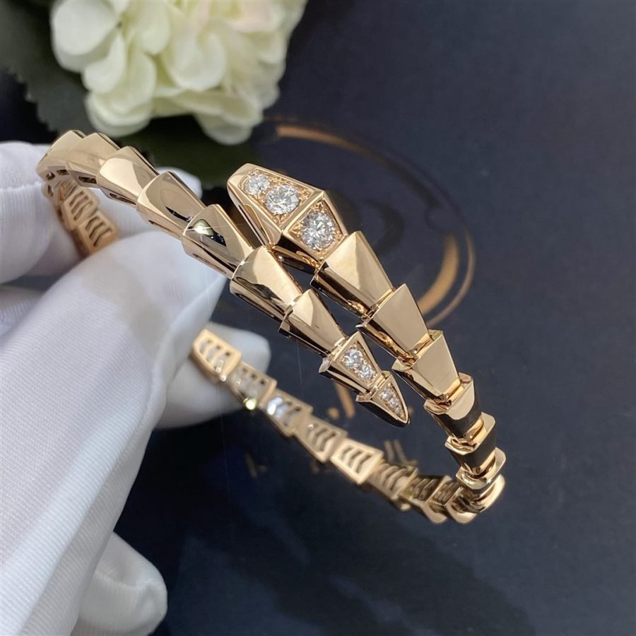 [Mystic Crown]SERPENTI BRACELET DIAMONDS PINK GOLD