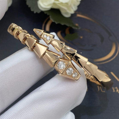 [Mystic Crown]SERPENTI BRACELET DIAMONDS PINK GOLD