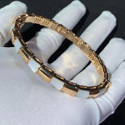 [Mystic Crown]SERPENTI BRACELET PINK GOLD MOP