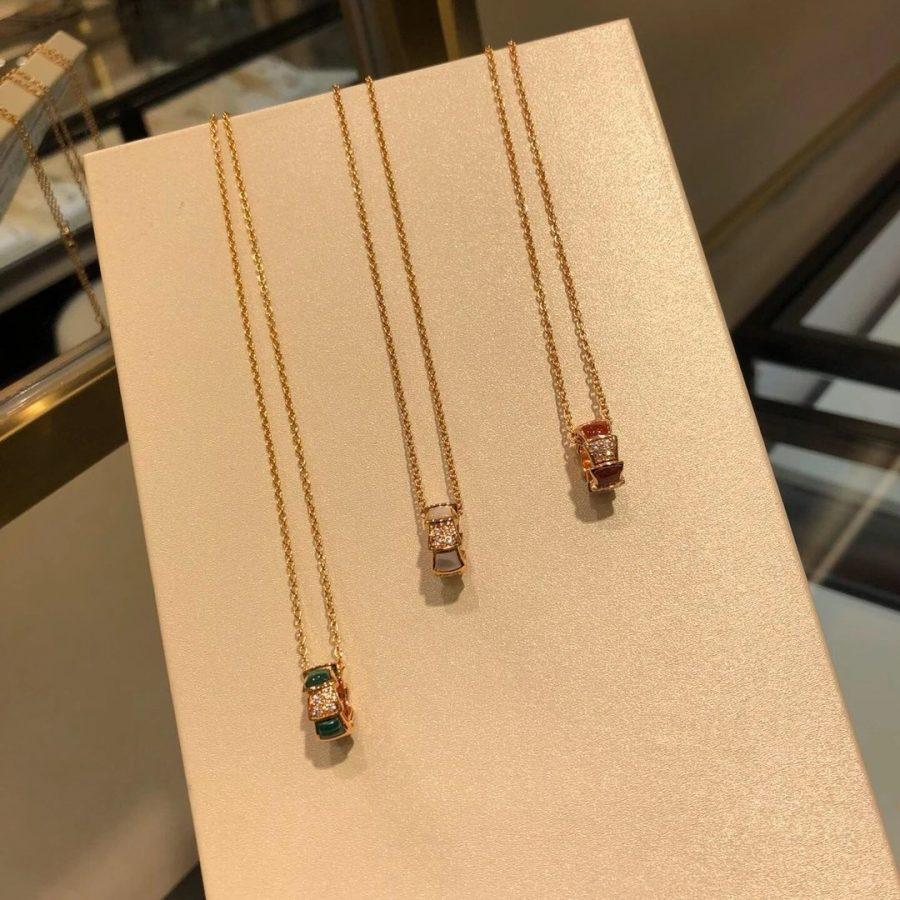 [Mystic Crown]SERPENTI PEDANT DIAMOND NECKLACE