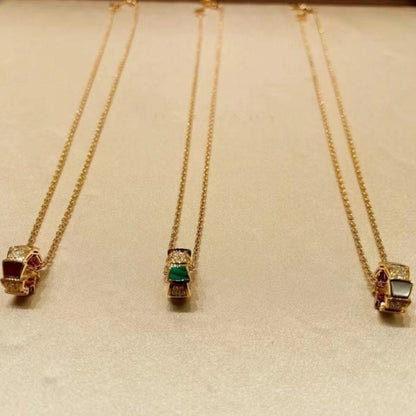 [Mystic Crown]SERPENTI PEDANT DIAMOND NECKLACE